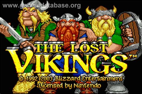 Lost Vikings - Nintendo Game Boy Advance - Games Database