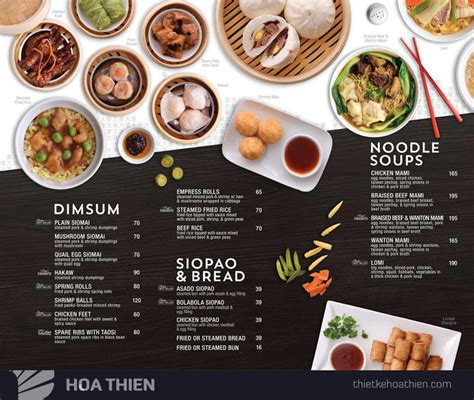 Báo giá thiết kế menu nhà hàng, cafe, trà sữa