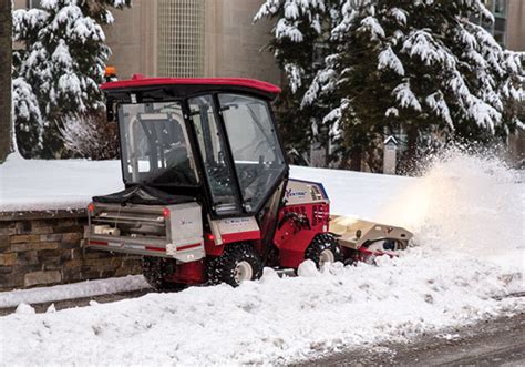 Ventrac Sidewalk Snow Management