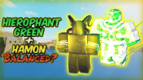 [YBA] Hierophant Green + Hamon BUILD in 1v1s! | Roblox YBA - YouTube