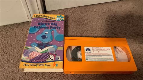 Opening to Blue’s Clues: Blue’s Big Pajama Party 1999 VHS - YouTube