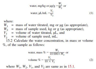 Karl Fischer Titration Equation - Tessshebaylo