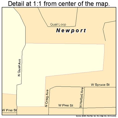 Newport Washington Street Map 5348820