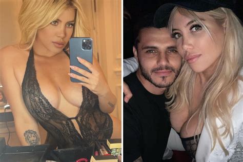 Wanda Icardi stuns in just a bra as PSG star Mauro shares intimate snap ...