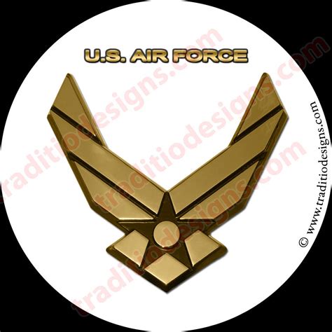 US Air Force Magnets Air Force Decal Round 3.5 Inch and | Etsy