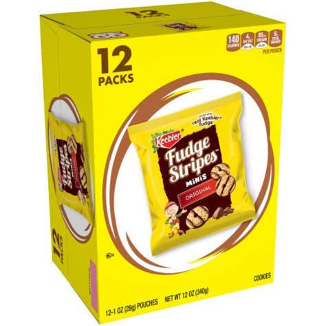 Keebler® Fudge Stripes™ Original Mini Cookies, 12 pk / 1 oz - Kroger