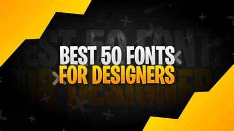 Best 50 Fonts Pack For Designers 2020 - Motioneditz