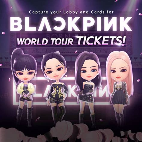 Capture Your Lobby and Cards for BLACKPINK WORLD TOUR Tickets ...