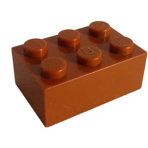 LEGO Dark Orange Brick 2 x 3 (3002) | Brick Owl - LEGO Marketplace