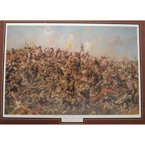 Custer's Last Stand by Edgar Samuel Paxson Giclee Canvas Print