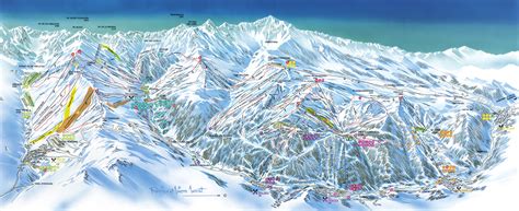 Grandvalira El Tarter Piste Map / Trail Map