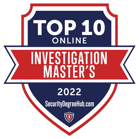 10 Best Online Investigation Master's Programs - Security Degree Hub