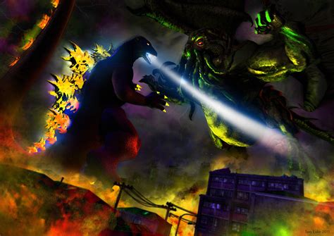 Godzilla vs Cthulhu by TonyLuke on DeviantArt