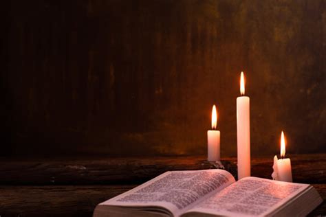 Bible Candle Wallpaper