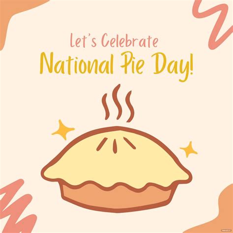 National Pie Day Celebration Vector in Illustrator, PSD, EPS, SVG, PNG ...