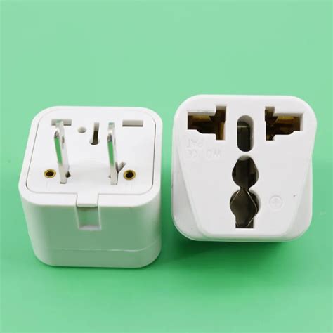 2016 US 2 Flat pin Type A Universal Multiple AC Travel Power Plug ...