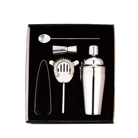 Cocktailshaker 5Pcs 55OML Cocktail Shaker Set Bar Tool Set for gift or ...