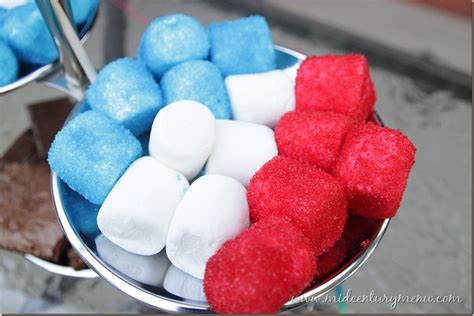 Brownie S’mores With Easy Red, White and Blue Marshmallows – An Independence Day Vintage Recipe ...