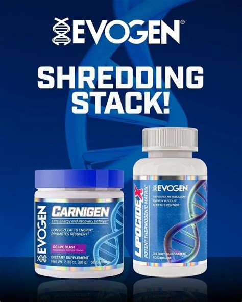 EVOGEN Shredding Stack! – AD Supplements