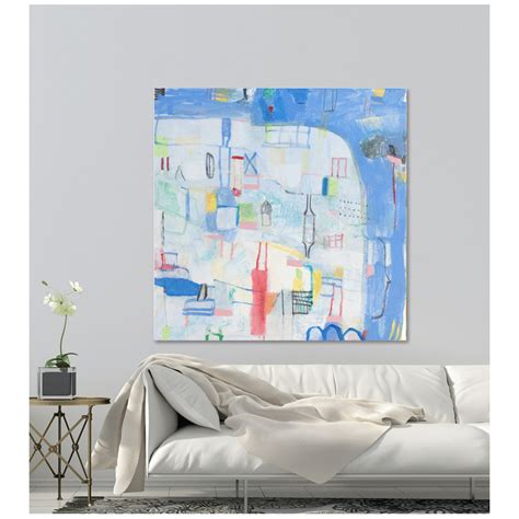 Blue and White Abstract Painting Colorful Original Large Wall - Etsy in 2022 | Abstract painting ...