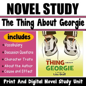 The Thing About Georgie by Lisa Graff Novel Study by Teacher PAM X