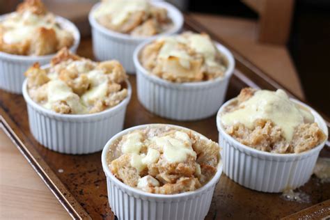 Bread Pudding with Vanilla Custard Sauce – We Like Two Cook