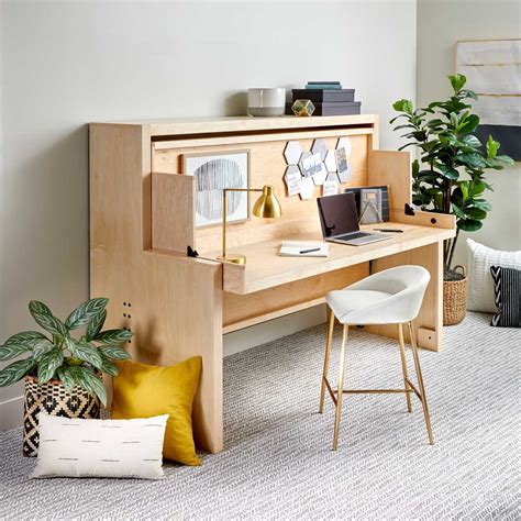 How to Build a Murphy Bed that Easily Transforms into a Desk | The ...