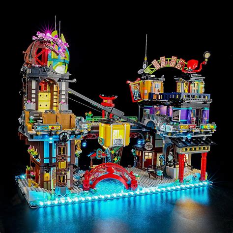 BRIKSMAX Led Lighting Kit for LEGO-71799 NINJAGO City Markets - Compatible with Lego NINJAGO ...