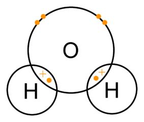 Water Molecule Diagram Electrons