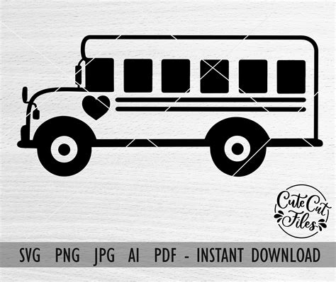 Buy School Bus Clipart School Bus PNG SVG AI School Clipart Online in India - Etsy