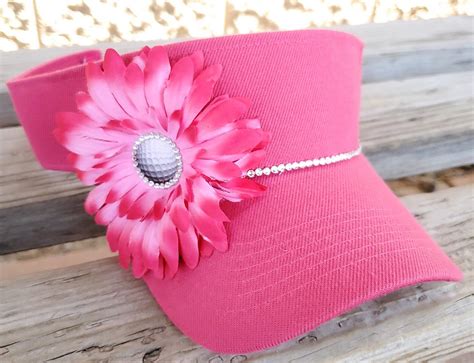 Womens Golf Sun Visors and Golf Hats All Done With Swarovski - Etsy