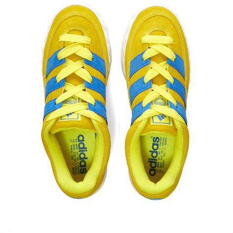Adidas Adimatic Yellow, Blue & White | END. (HK)