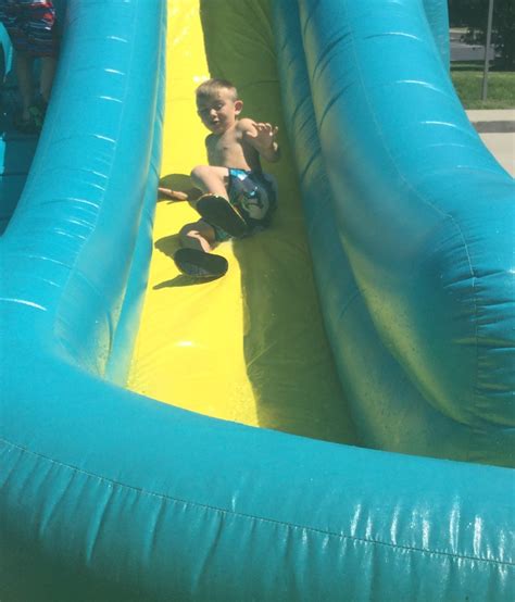 The Academy of Powell Place: Water Slide fun