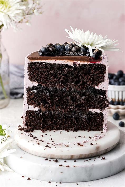 Blueberry Chocolate Cake - Baran Bakery