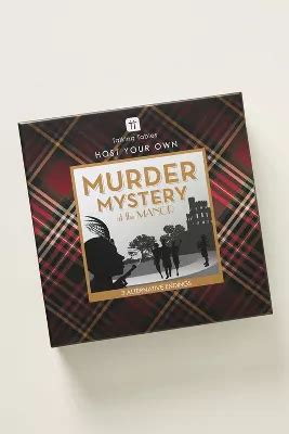 Host Your Own Murder Mystery Game Kit | AnthroLiving