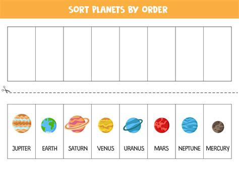 Planets Worksheets For Kindergarten