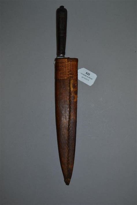 Early and rare Gaucho knife with scabbard of 19th century date.… - Director's Selection ...