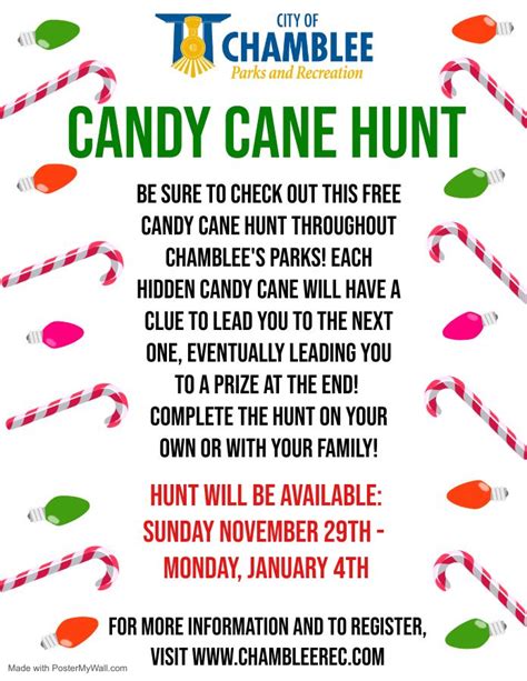 Free Printable Candy Cane Hunt Game, 59% OFF