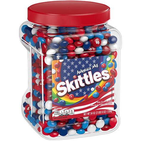 Skittles America Mixy Mix Red, White, and Blue Patriotic Candy , 54 oz. - Walmart.com - Walmart.com