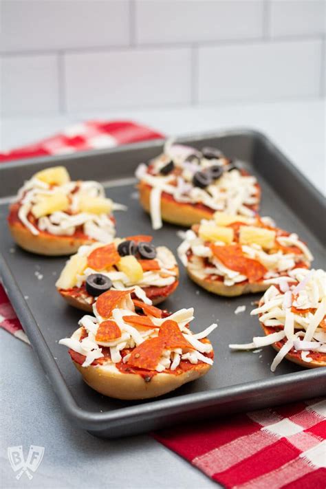 Easy Homemade Mini Pizza Bagels » A Quick, Freezer-Friendly Recipe