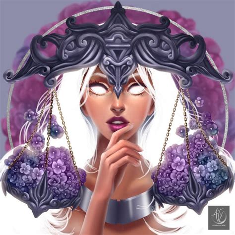 Horoscope Deity - Libra by Ataraxicare | Libra art, Zodiac art, Art girl