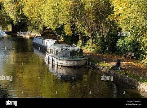 Views along Lancaster Canal in the centre of Lancaster Stock Photo - Alamy