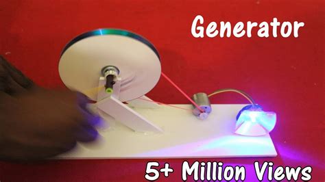 How to make a Generator at home - Easy - Makerthron