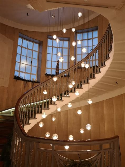 Cecil Brewer Staircase, London Stock Image - Image of estate, design: 235705709