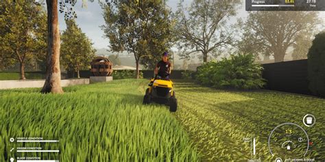 Lawn Mowing Simulator review -- Mowing the lawn, mowing the lawn