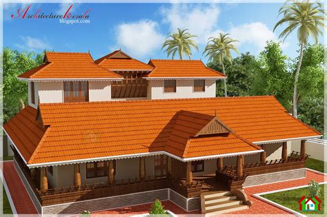 NALUKETTU STYLE KERALA HOUSE ELEVATION