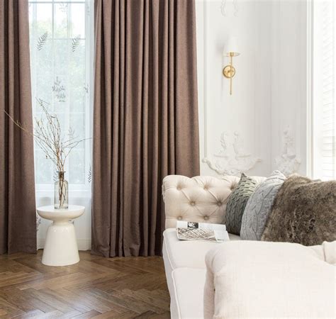 brown curtains living room ideas #karuiluhome #homedecor | Brown curtains living room, Brown ...