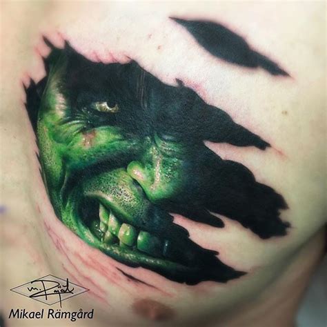 3D Hulk Tattoo - Best Tattoo Ideas Gallery