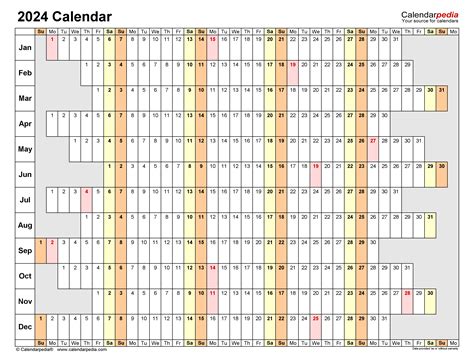 2024 Reservation Weeks Calendar Excel Template - July And August 2024 Calendar