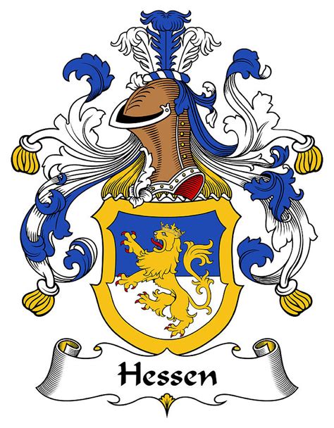 Hessen Coat of Arms German Digital Art by Heraldry - Fine Art America